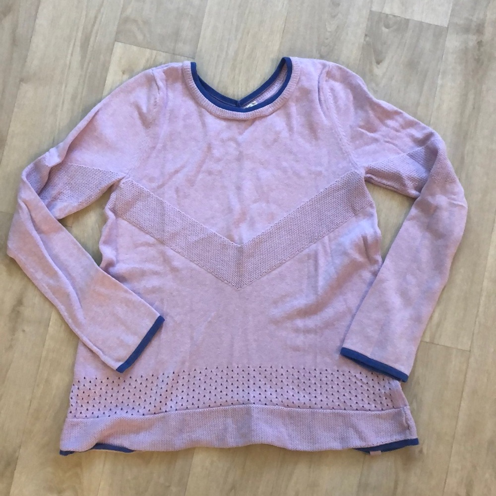 Ivivva Purple Chevron Knit Sweater